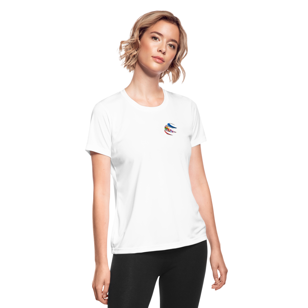 White Sports Performance T-Shirt for Women | Capellan - white