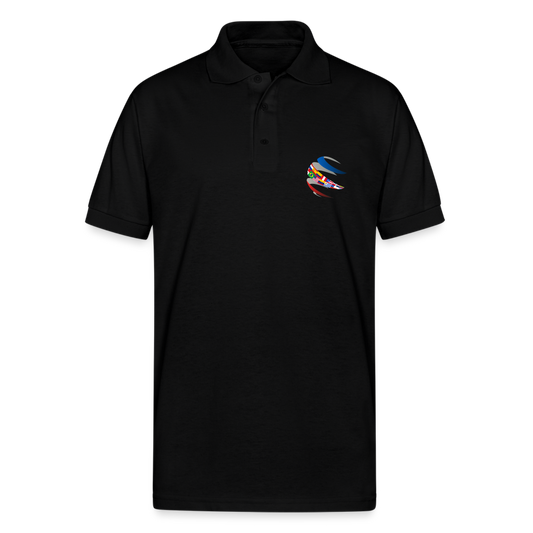 Black Polo Shirt for Men | Chaplain - black