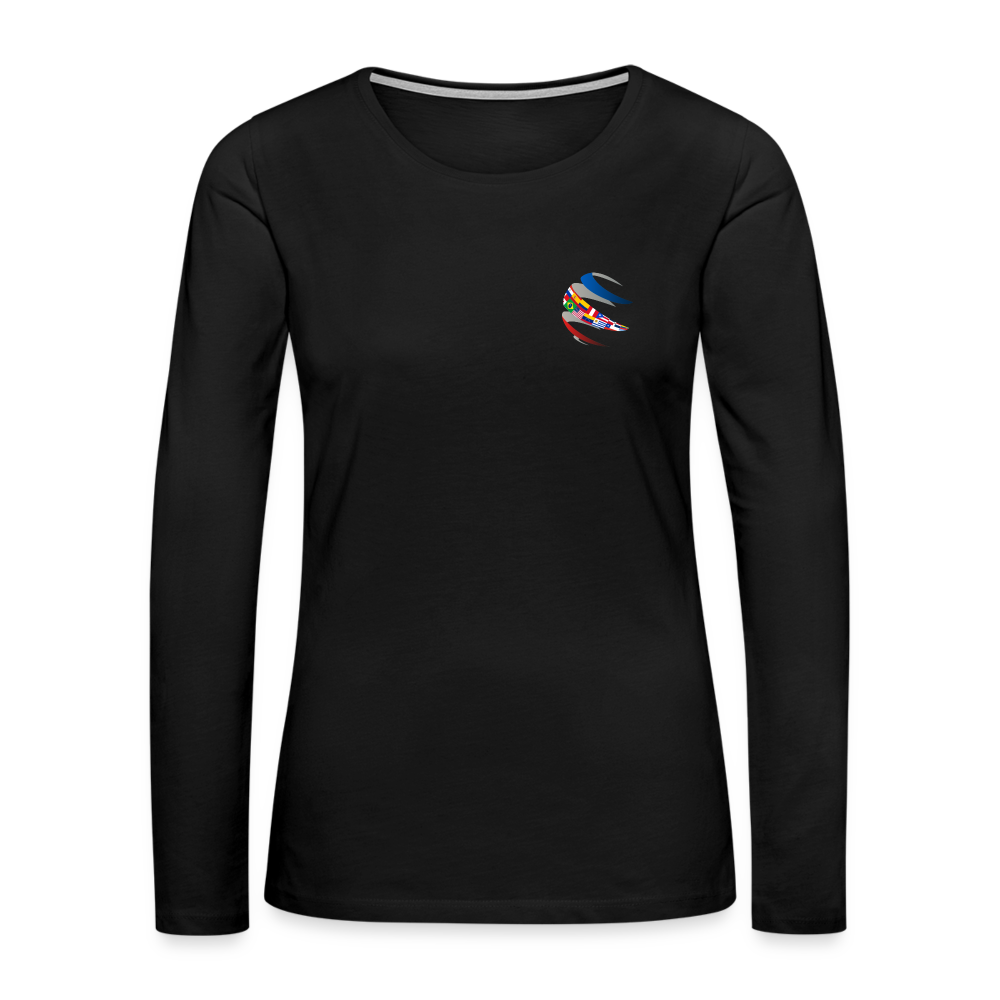 Black Long Sleeve T-Shirt | Capellan | Women - black