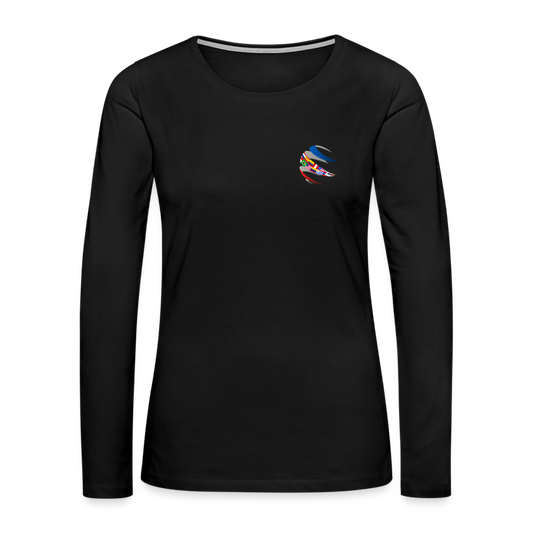 Black Long Sleeve T-Shirt | Capellan | Women - black