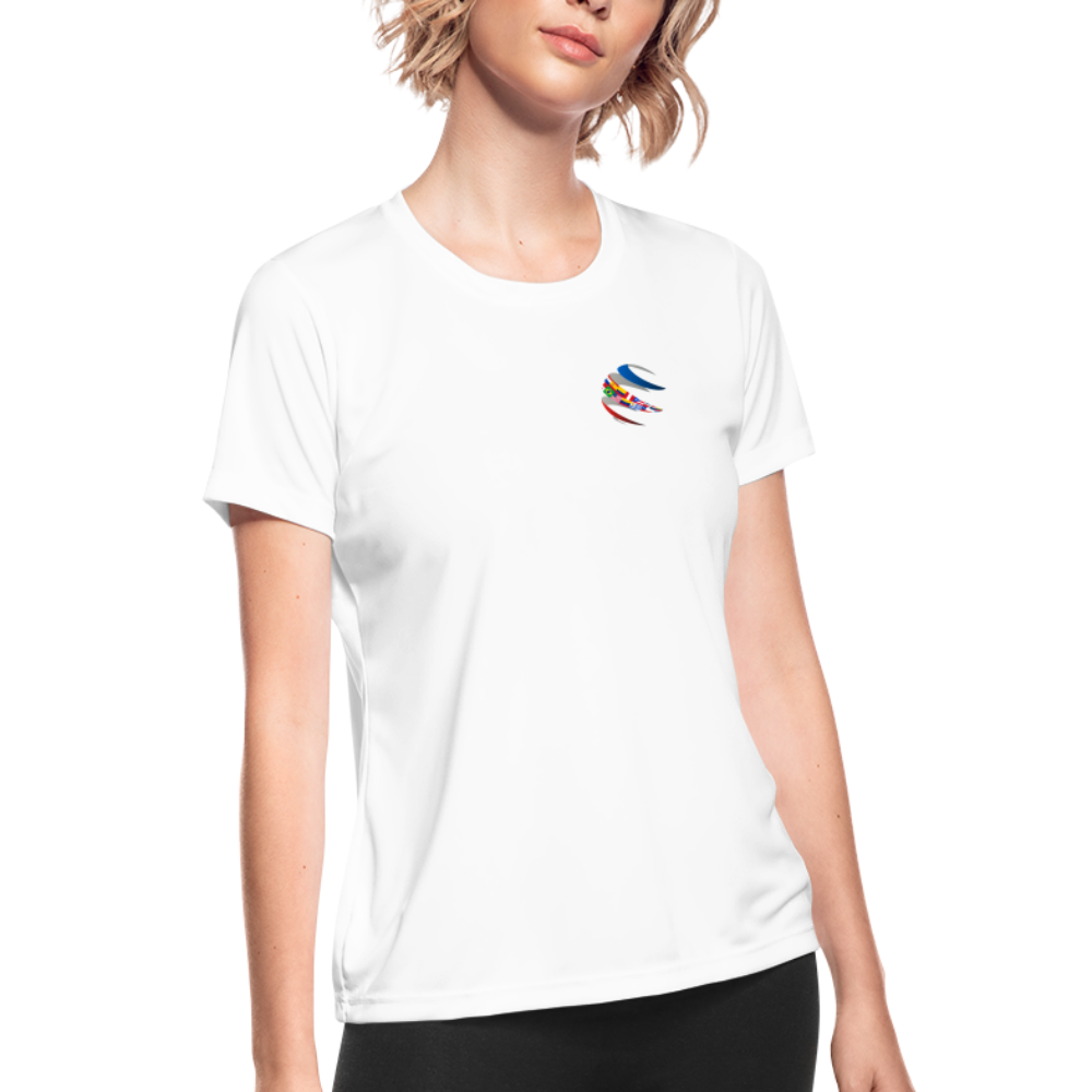 White Sports Performance T-Shirt for Women | Capellan - white