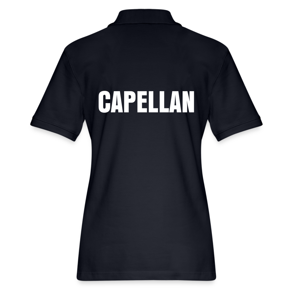 Navy Deep Polo Shirt for Women | Capellan - midnight navy