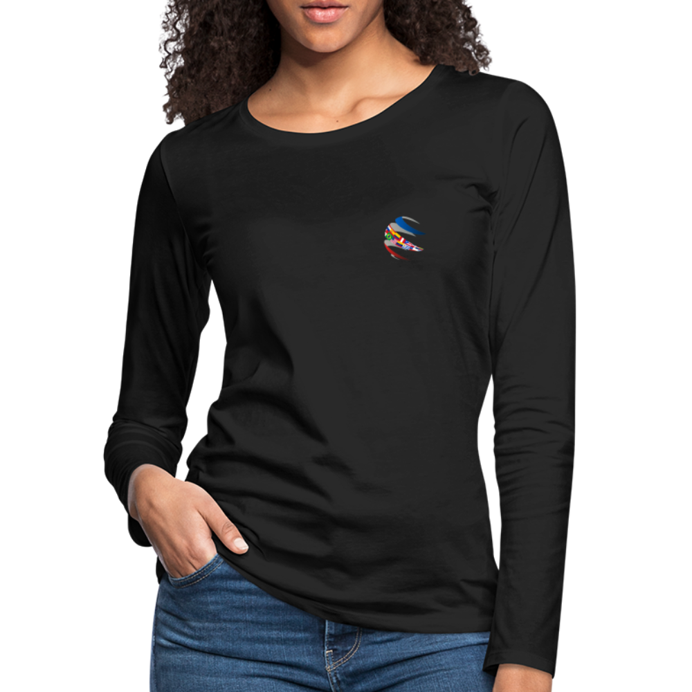 Black Long Sleeve T-Shirt | Capellan | Women - black