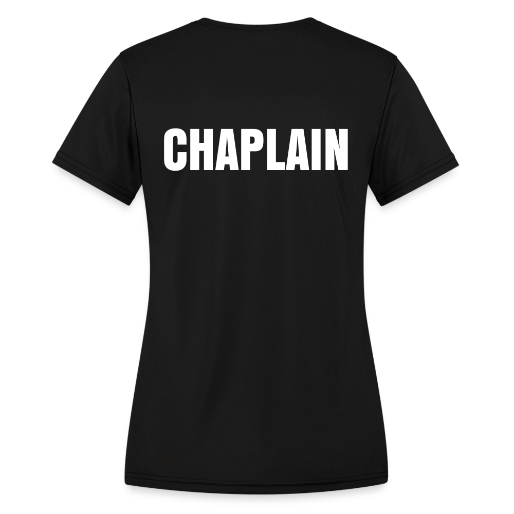 Black Sports Performance T-Shirt for Women | Chaplain - black