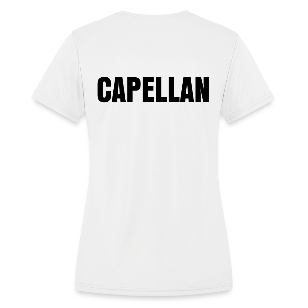 White Sports Performance T-Shirt for Women | Capellan - white
