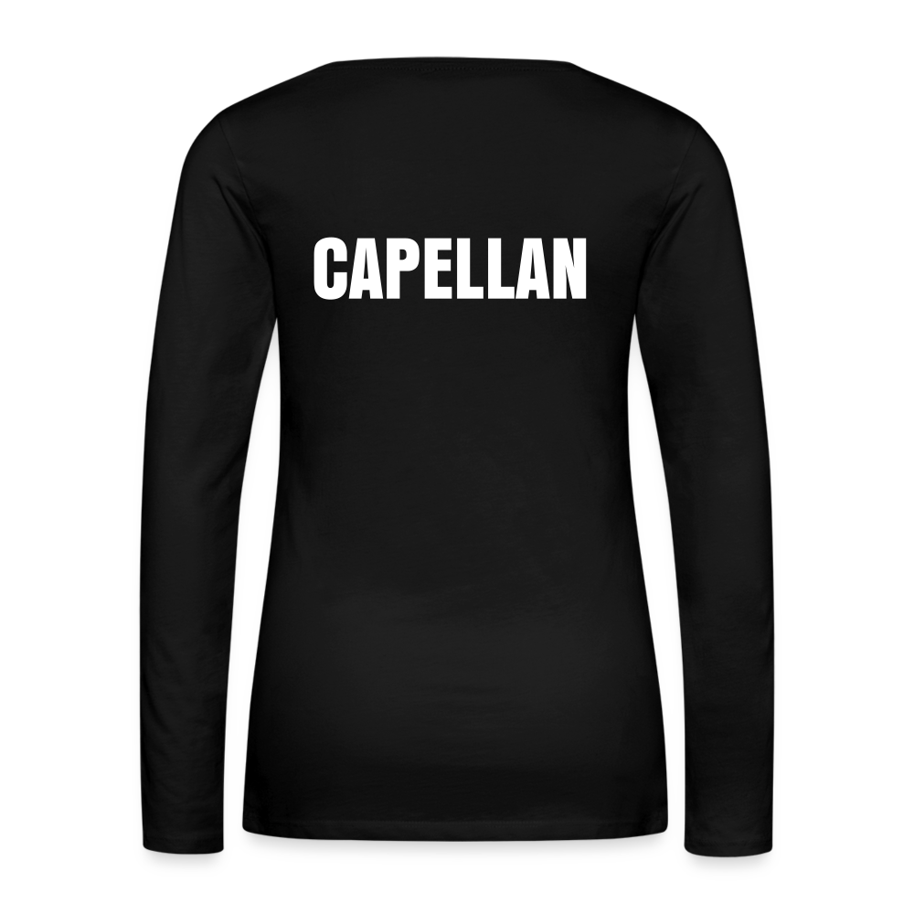 Black Long Sleeve T-Shirt | Capellan | Women - black