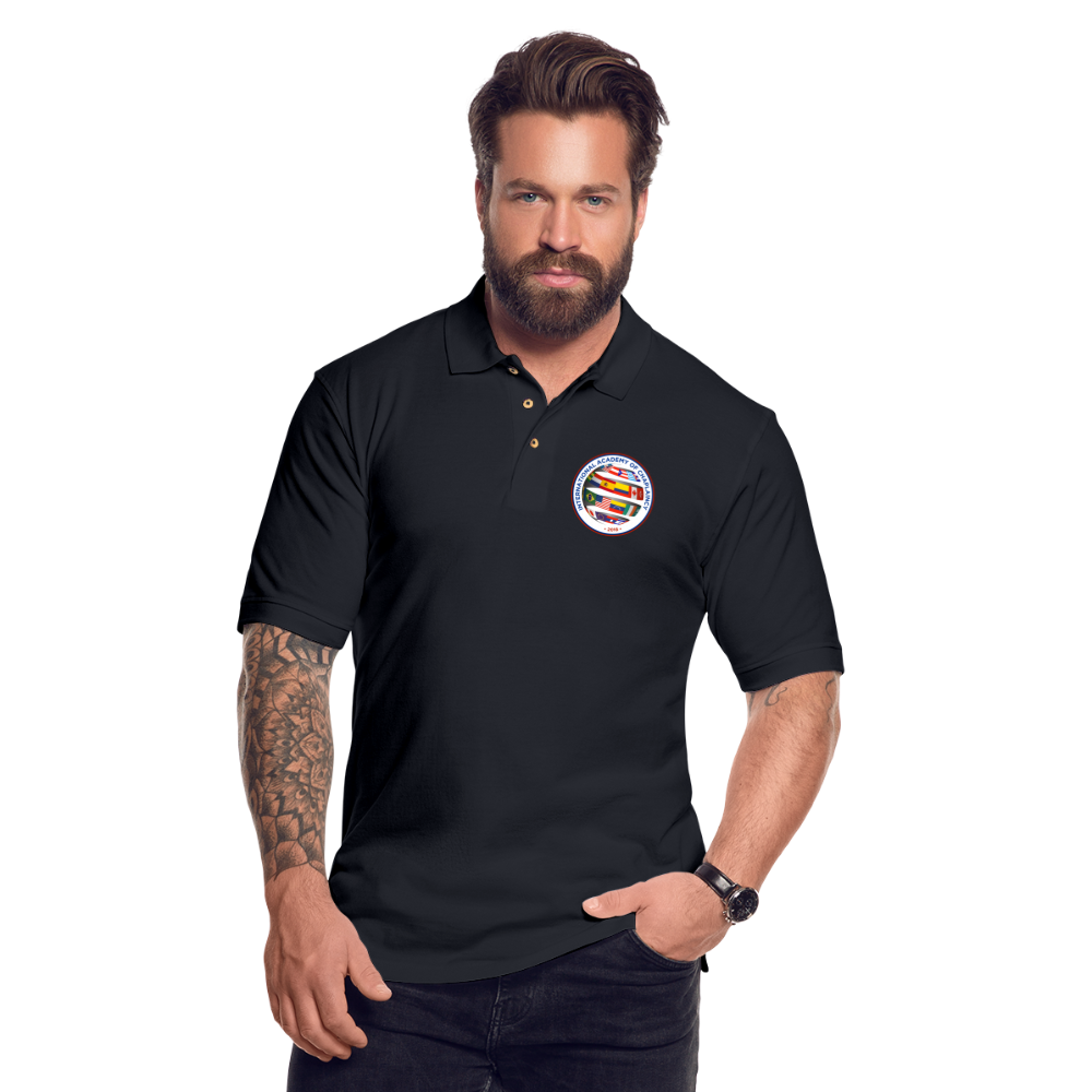 Midnight Navy Polo Shirt for Men | AIC Capellania - midnight navy