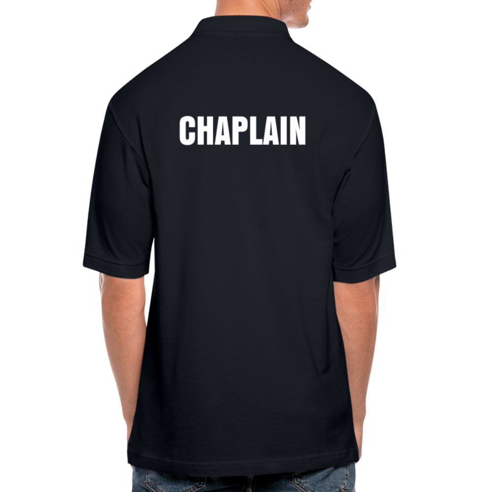 Midnight Navy Polo Shirt for Men | Chaplain | AIC Capellania - midnight navy