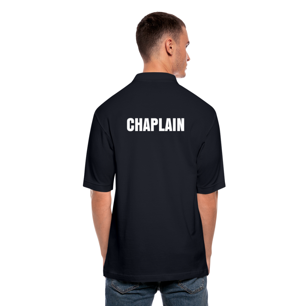 Midnight Navy Polo Shirt for Men | Chaplain | AIC Capellania - midnight navy