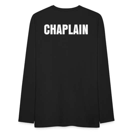 Black Long Sleeve T-Shirt for Men | Chaplain - black