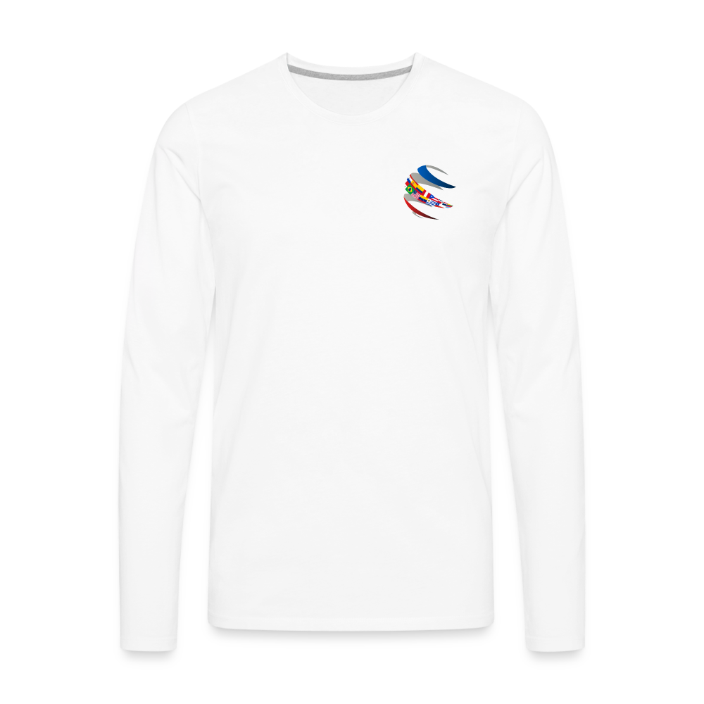 White Long Sleeve T-Shirt for Men | Chaplain - white