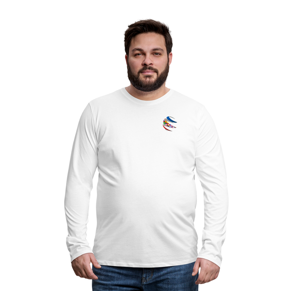 White Long Sleeve T-Shirt for Men | Chaplain - white