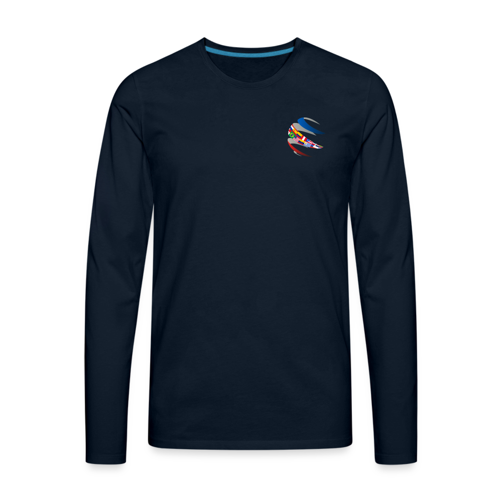 Navy Long Sleeve T-Shirt for Men | Chaplain - deep navy