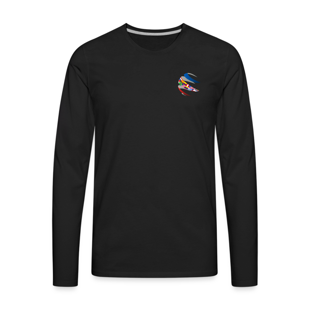 Men's Long Sleeve T-Shirt | Capellan - black