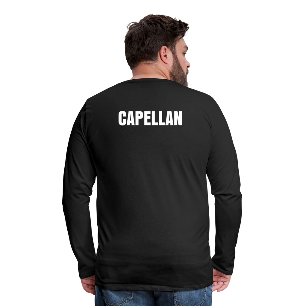 Men's Long Sleeve T-Shirt | Capellan - black