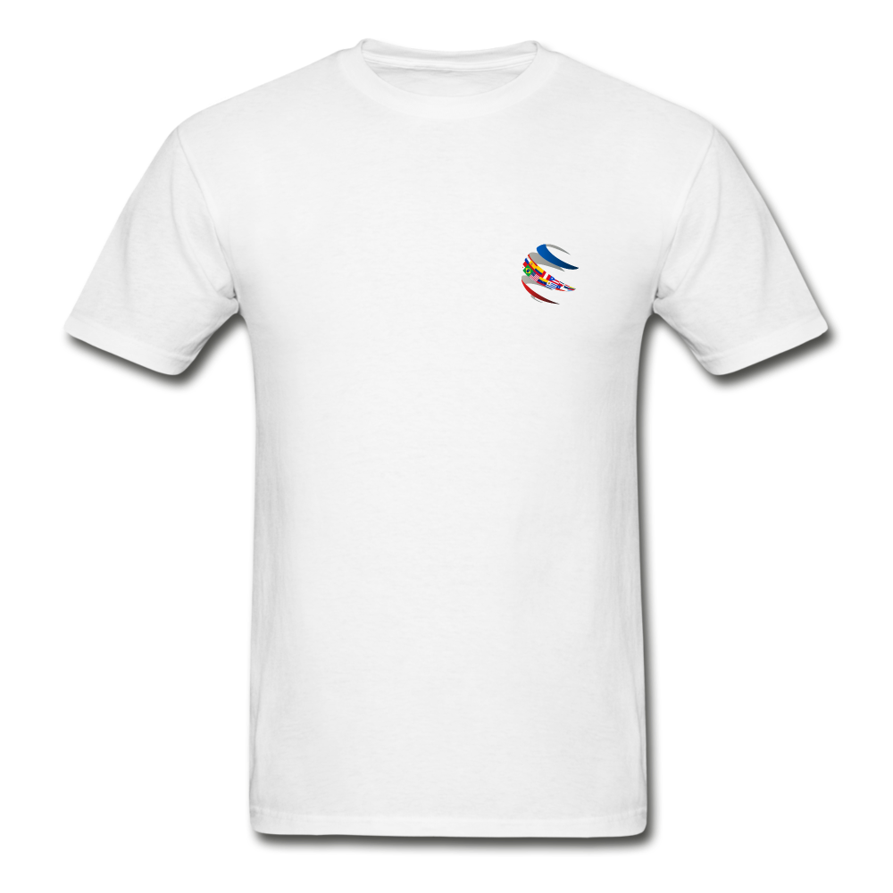 T-Shirt | White | Capellan | Flags on Chest - white