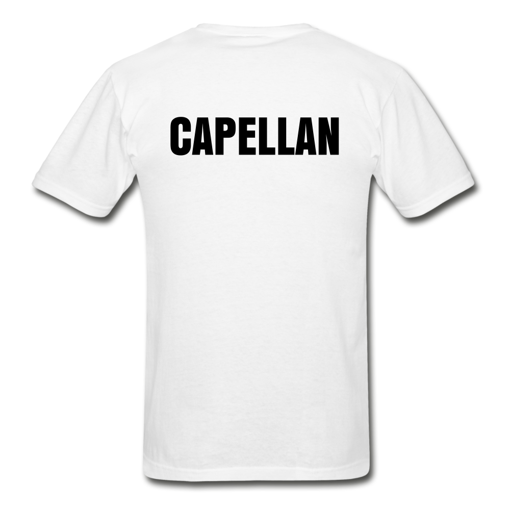 T-Shirt | White | Capellan | Flags on Chest - white