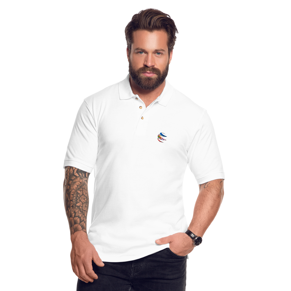 White Polo Shirt for Men | Capellan - white