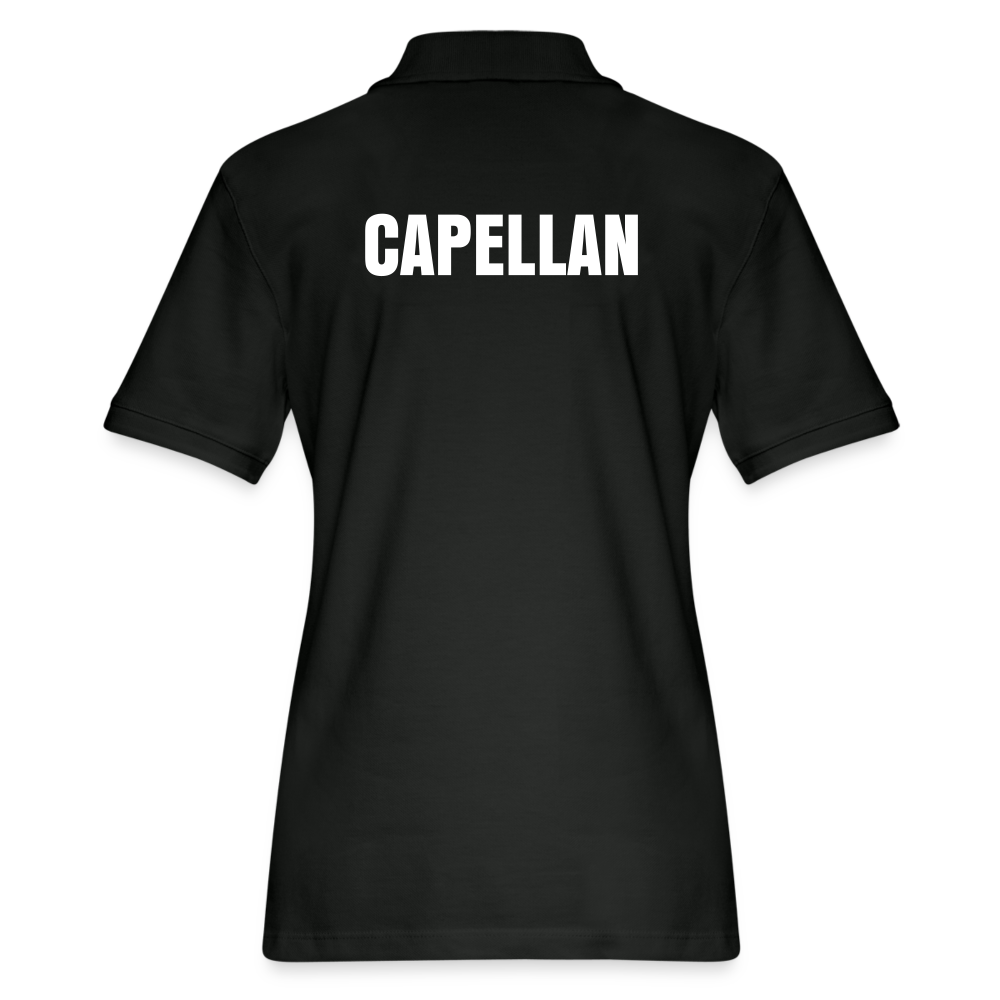 Black Polo Shirt for Woman | Capellan - black