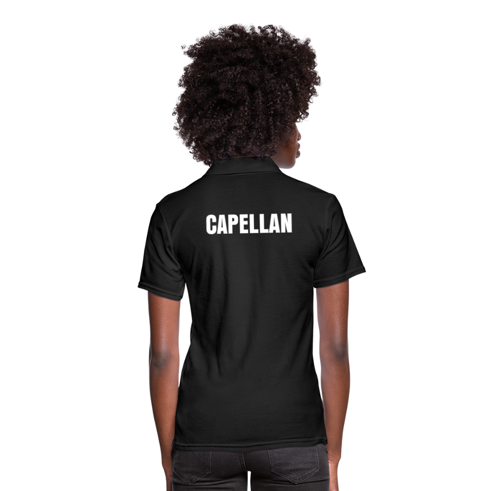 Black Polo Shirt for Woman | Capellan - black