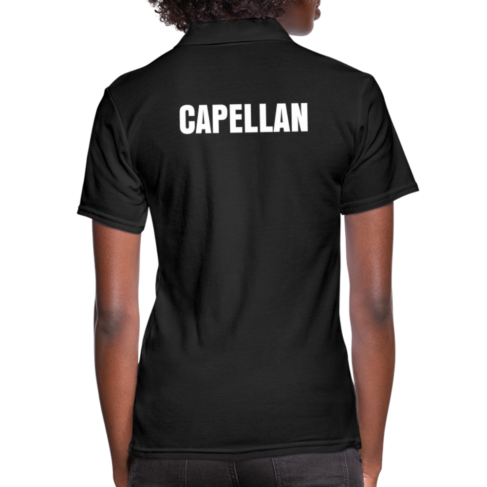 Black Polo Shirt for Woman | Capellan - black