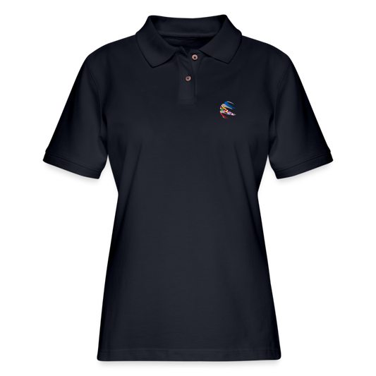 Navy Polo Shirt for Woman | Capellan - midnight navy