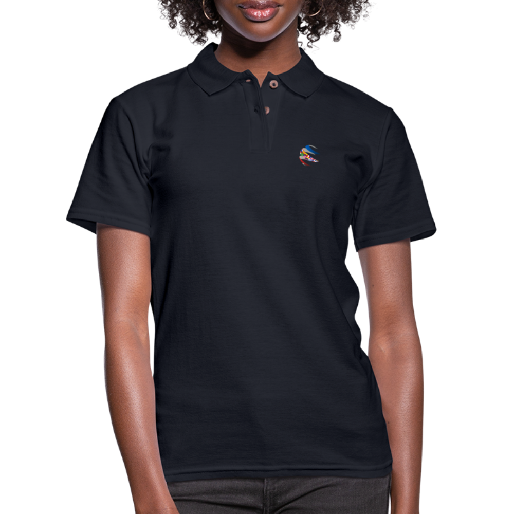 Navy Polo Shirt for Woman | Capellan - midnight navy