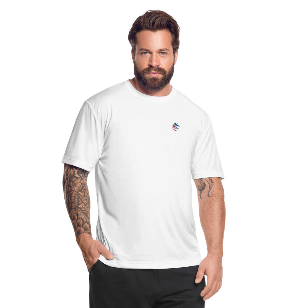 White Sports Performance T-Shirt for Men | Capellan - white