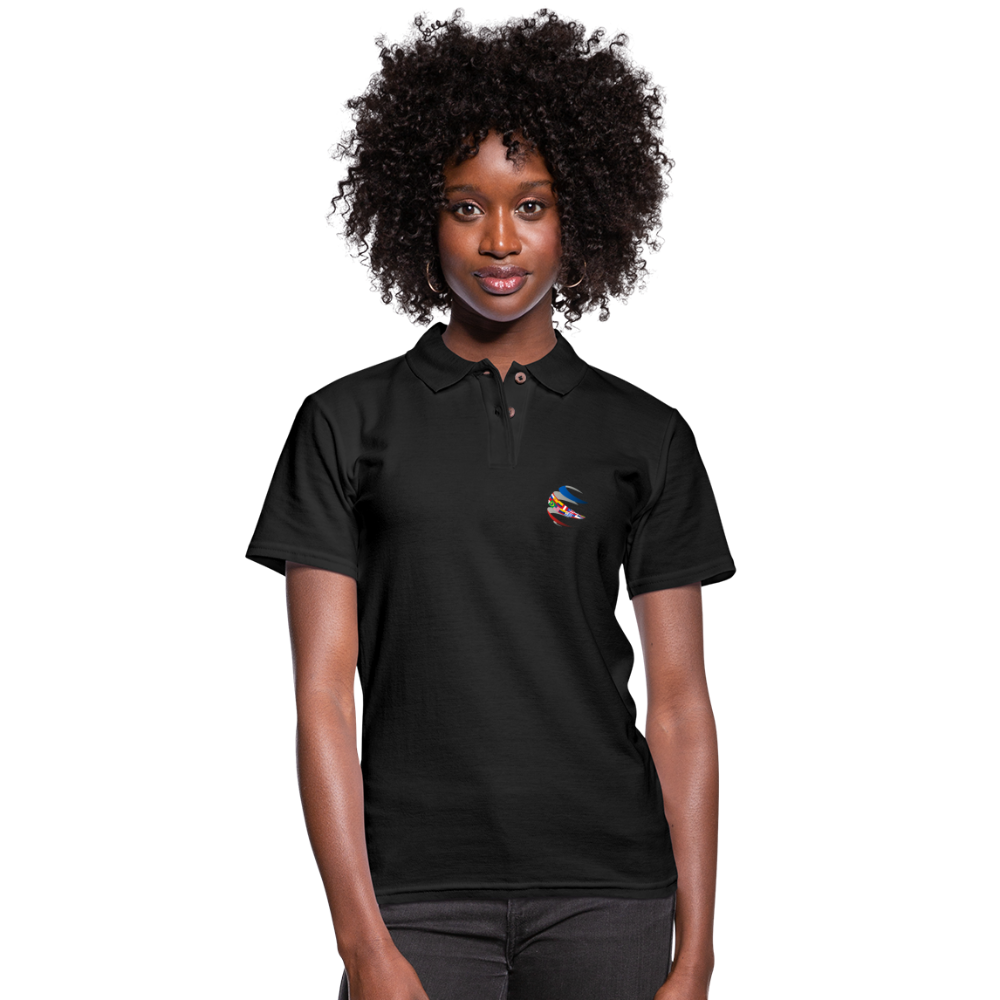 Black Polo Shirt for Woman | Chaplain - black