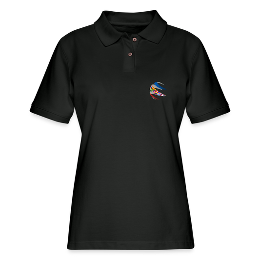 Black Polo Shirt for Woman | Chaplain - black