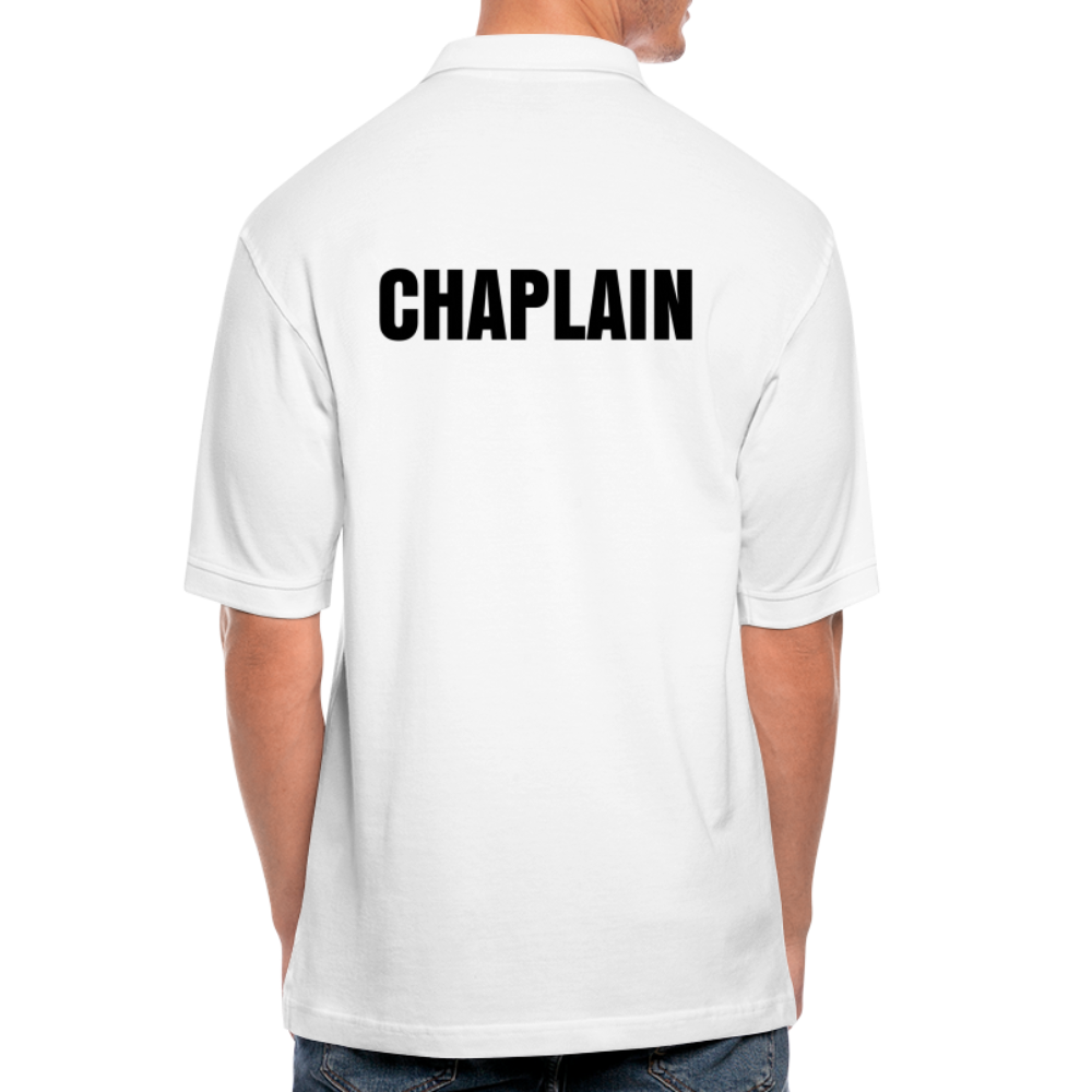 White Polo Shirt for Men | Chaplain - white