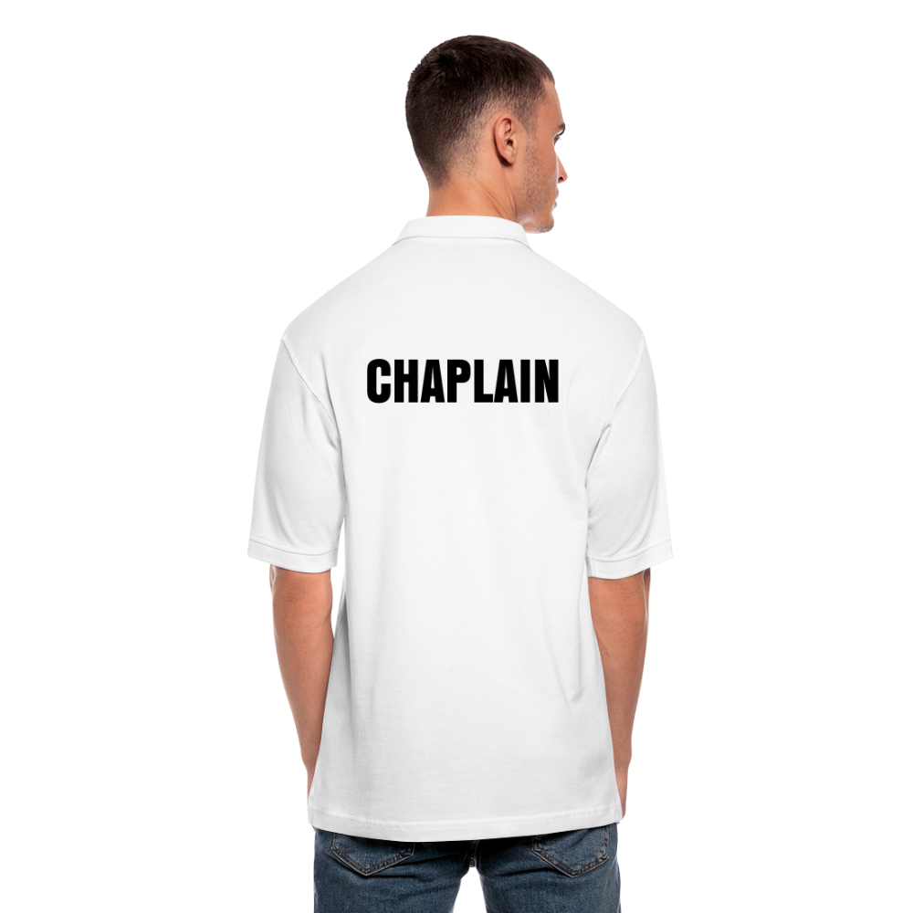 White Polo Shirt for Men | Chaplain - white