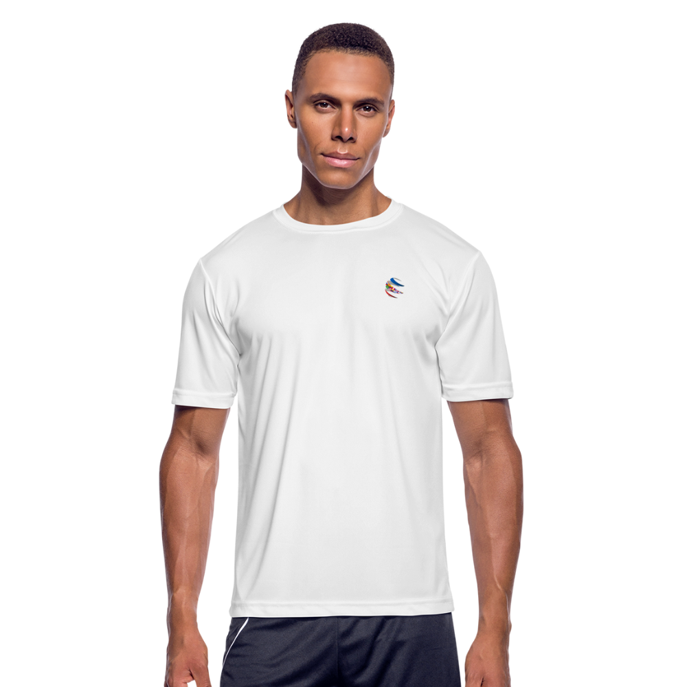 White Full Sports Performance T-Shirt for Men | Chaplain - white