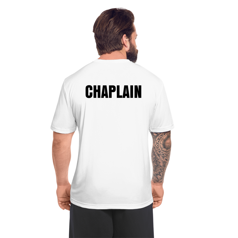White Full Sports Performance T-Shirt for Men | Chaplain - white