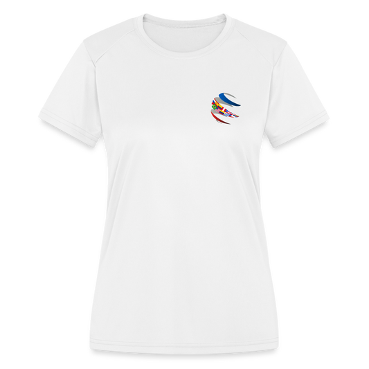 White Sports Performance T-Shirt for Women | Capellan - white