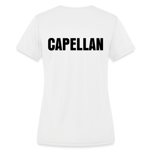 White Sports Performance T-Shirt for Women | Capellan - white