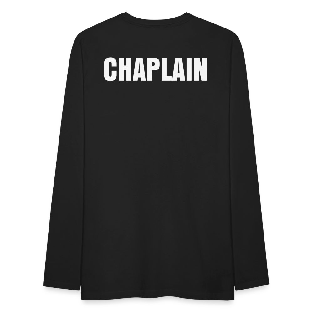 Black Long Sleeve T-Shirt for Men | Chaplain - black