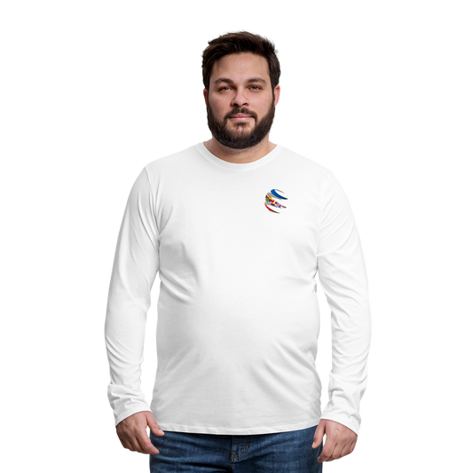 White Long Sleeve T-Shirt for Men | Chaplain - white