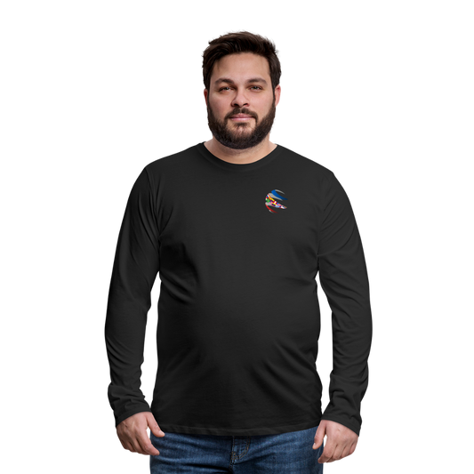 Men's Long Sleeve T-Shirt | Capellan - black
