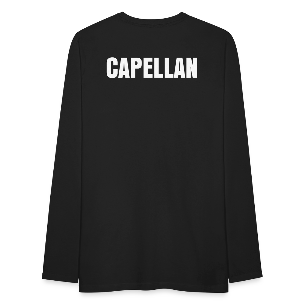 Men's Long Sleeve T-Shirt | Capellan - black
