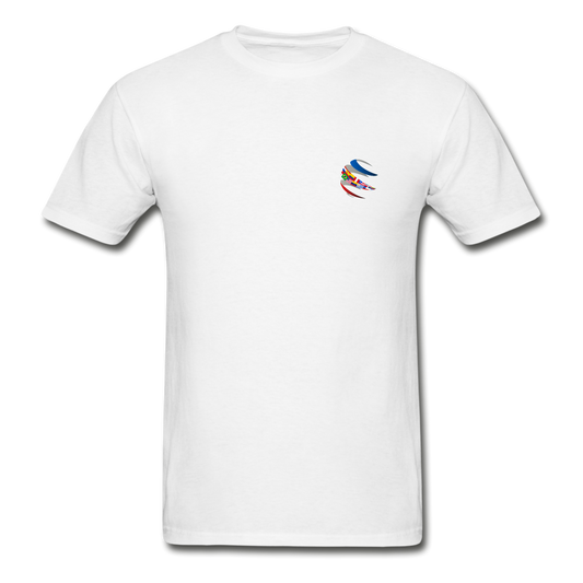 T-Shirt | White | Capellan | Flags on Chest - white
