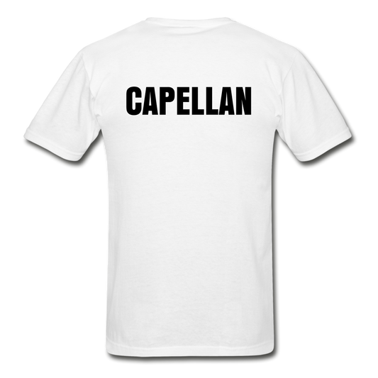 T-Shirt | White | Capellan | Flags on Chest - white
