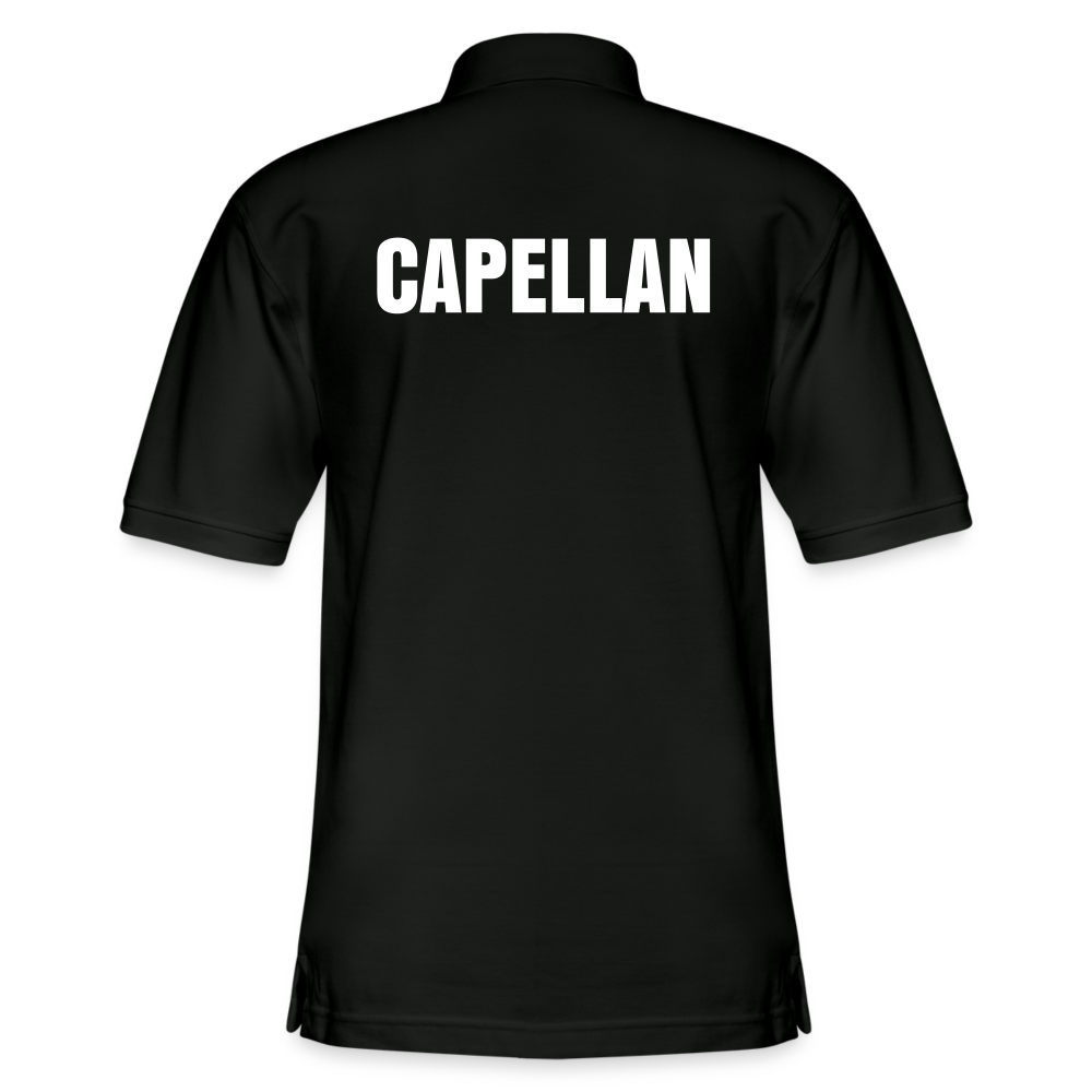 Black Polo Shirt for Men | Capellan - black