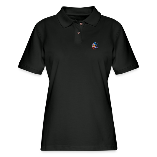 Black Polo Shirt for Woman | Capellan - black