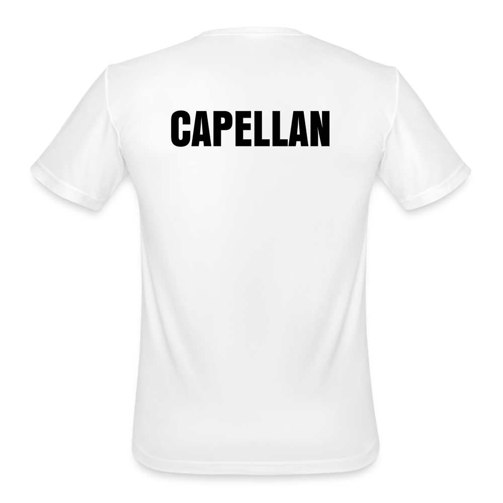 White Sports Performance T-Shirt for Men | Capellan - white