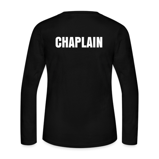 Black Long Sleeve T-Shirt for Woman | Chaplain - black