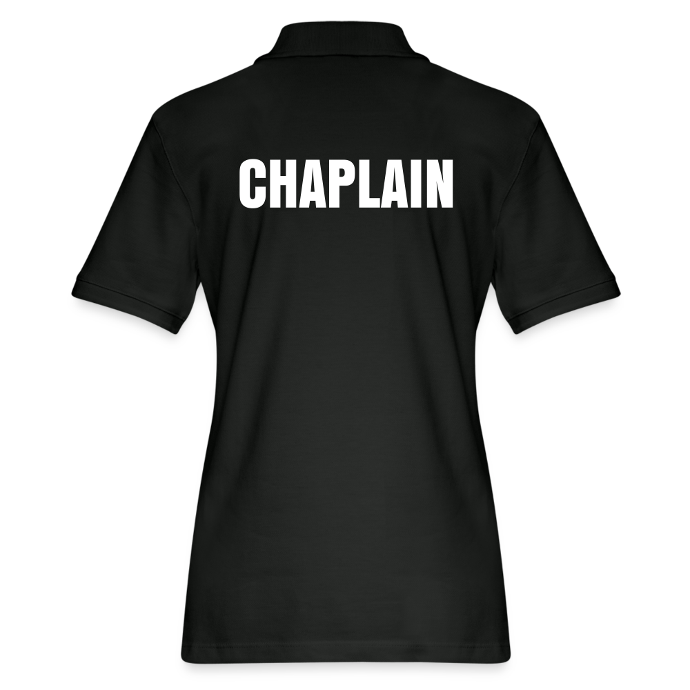Black Polo Shirt for Woman | Chaplain - black