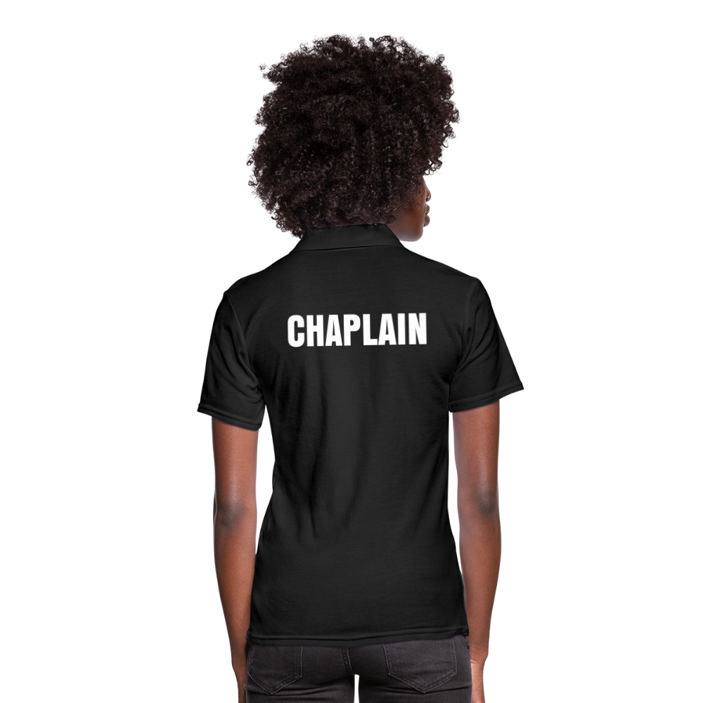 Black Polo Shirt for Woman | Chaplain - black
