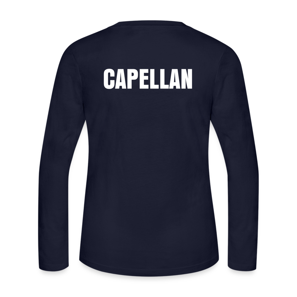 Navy2 Long Sleeve T-Shirt | Capellan | Women - navy