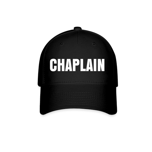 Black Baseball Cap | Chaplain - black